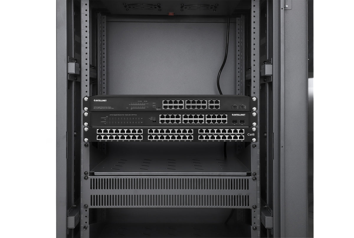Pro Line Network Cabinet with Integrated Fans, 38U Image 9