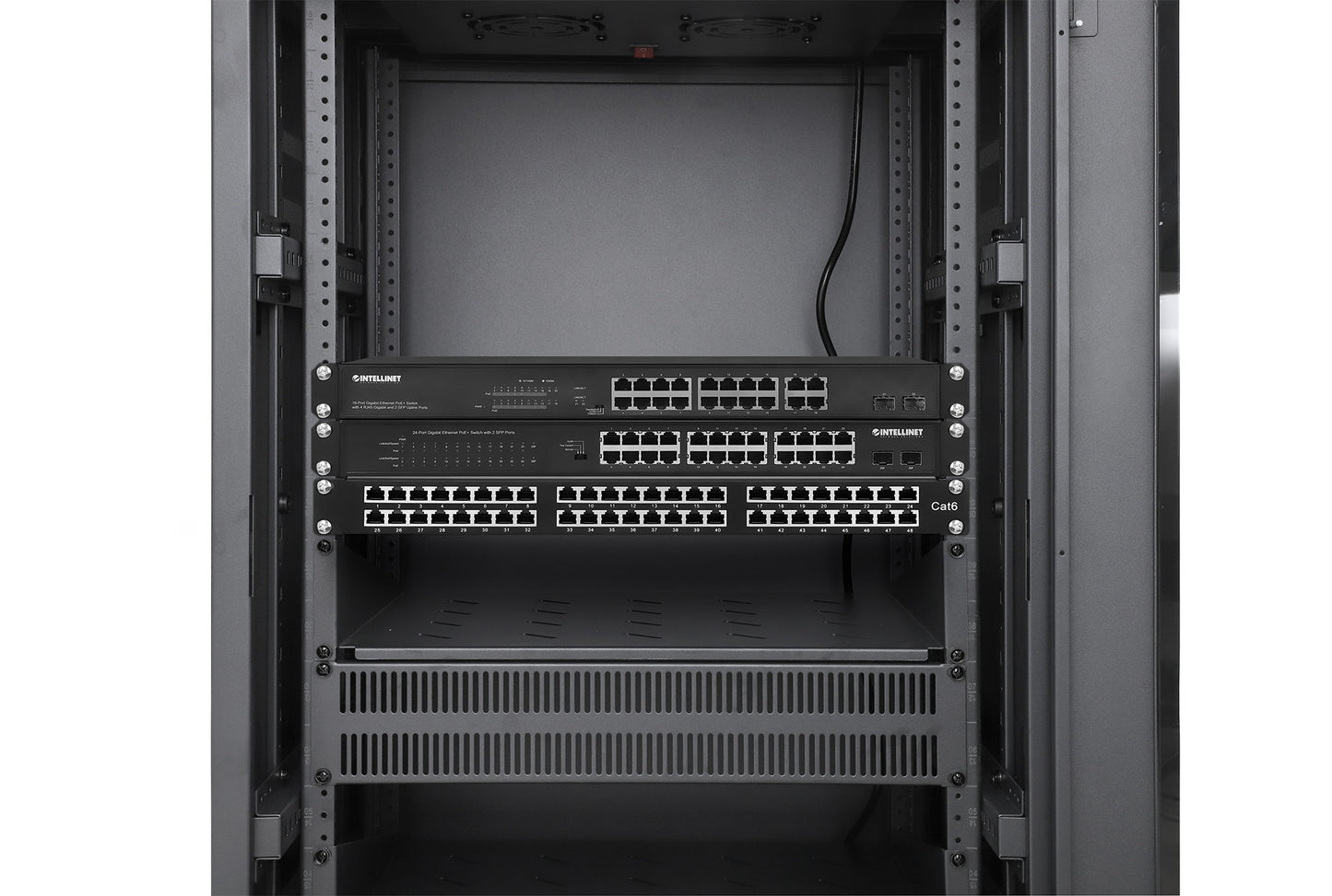 Pro Line Network Cabinet with Integrated Fans, 38U Image 9