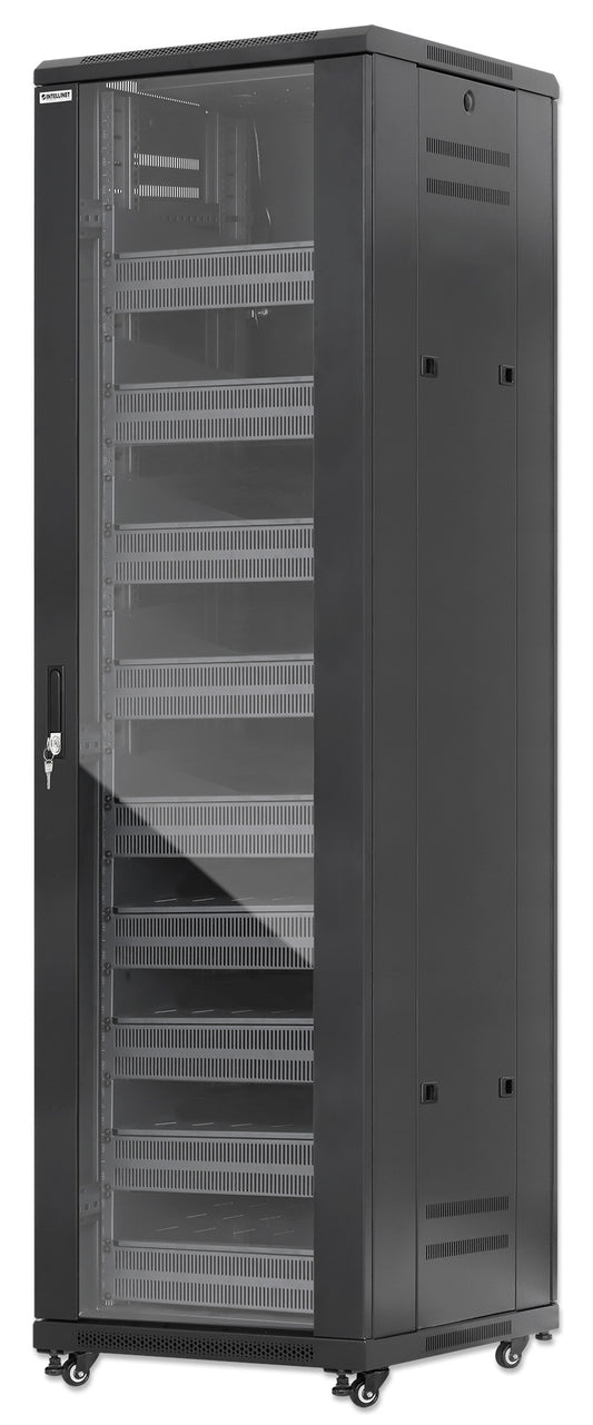 Pro Line Network Cabinet with Integrated Fans, 42U Image 1