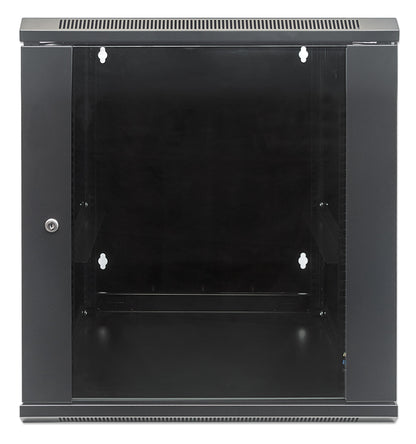 12U 19" Swing Out Wall Mount Network Cabinet, 550 mm (21.7 in.) Depth, Black Image 3