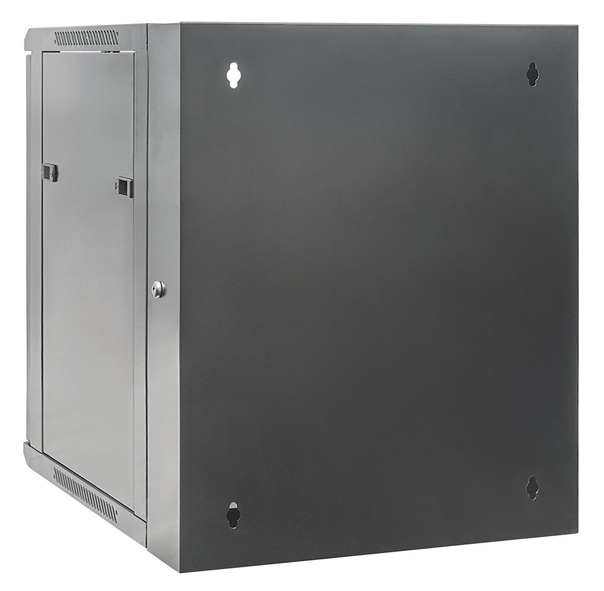 12U 19" Swing Out Wall Mount Network Cabinet, 550 mm (21.7 in.) Depth, Black Image 6