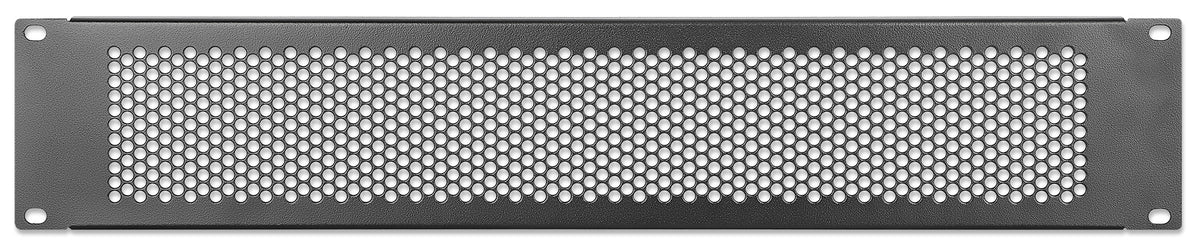 19" Vented Blank Panel, 2U Image 3