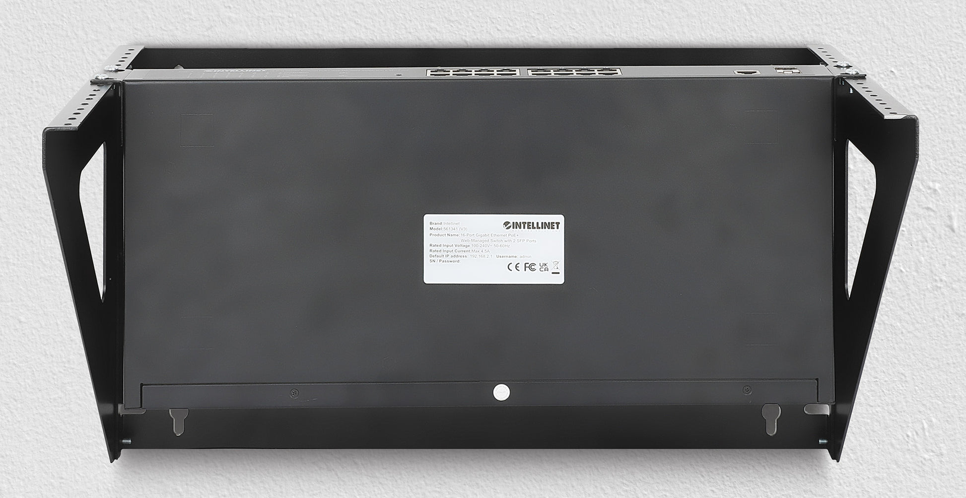 Vertical Wall Mount Rack Bracket for 19" Equipment, 6U Image 6