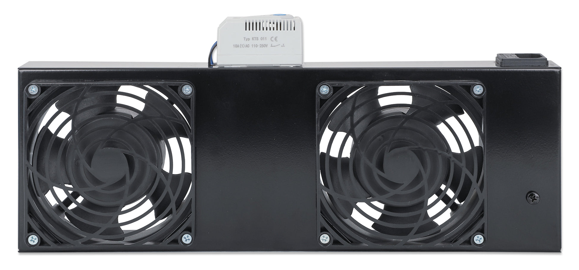 2-Fan Ventilation Unit with Thermostat for 19" Wallmount Cabinets Image 3