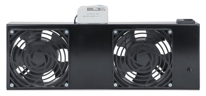 2-Fan Ventilation Unit with Thermostat for 19" Wallmount Cabinets Image 3