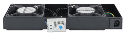 2-Fan Ventilation Unit with Thermostat for 19" Wallmount Cabinets Image 5