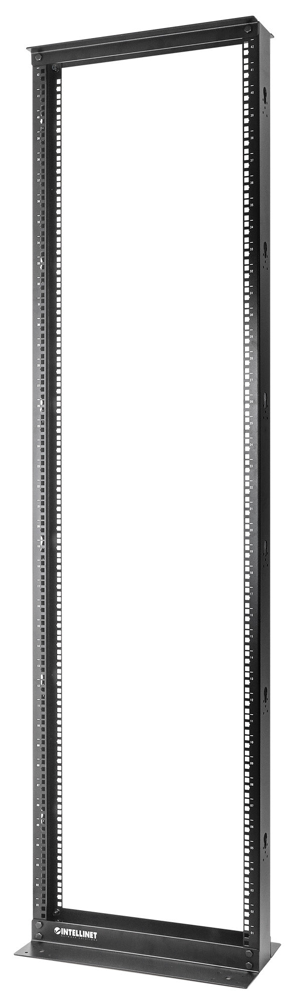 19" 2-Post Open Frame Network Rack, 42U Image 1
