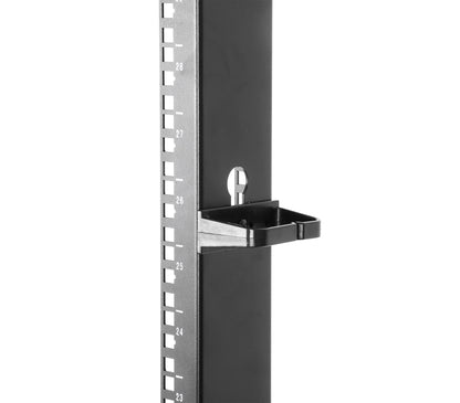 19" 2-Post Open Frame Network Rack, 42U Image 7