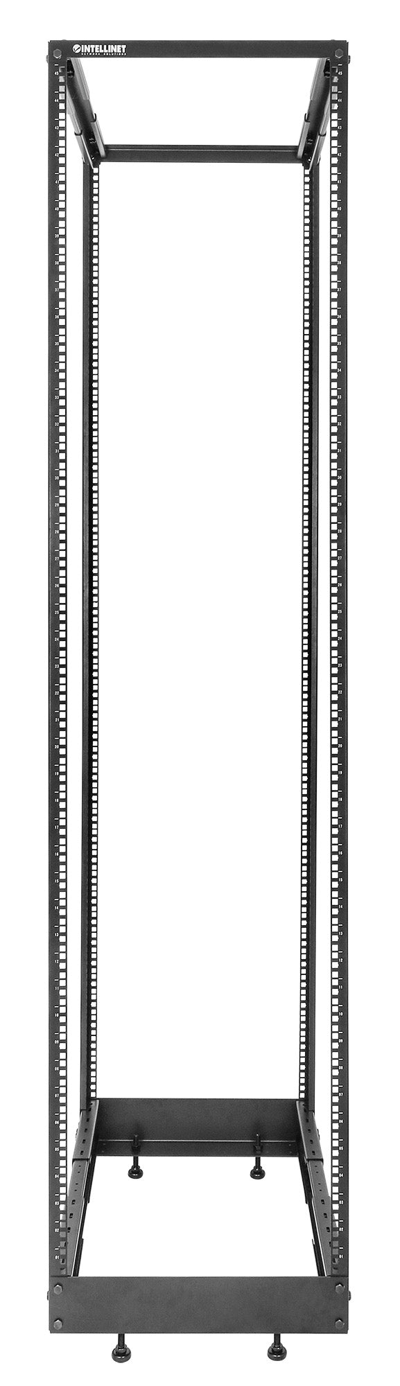 19" 4-Post Open Frame Network Rack, 45U Image 3