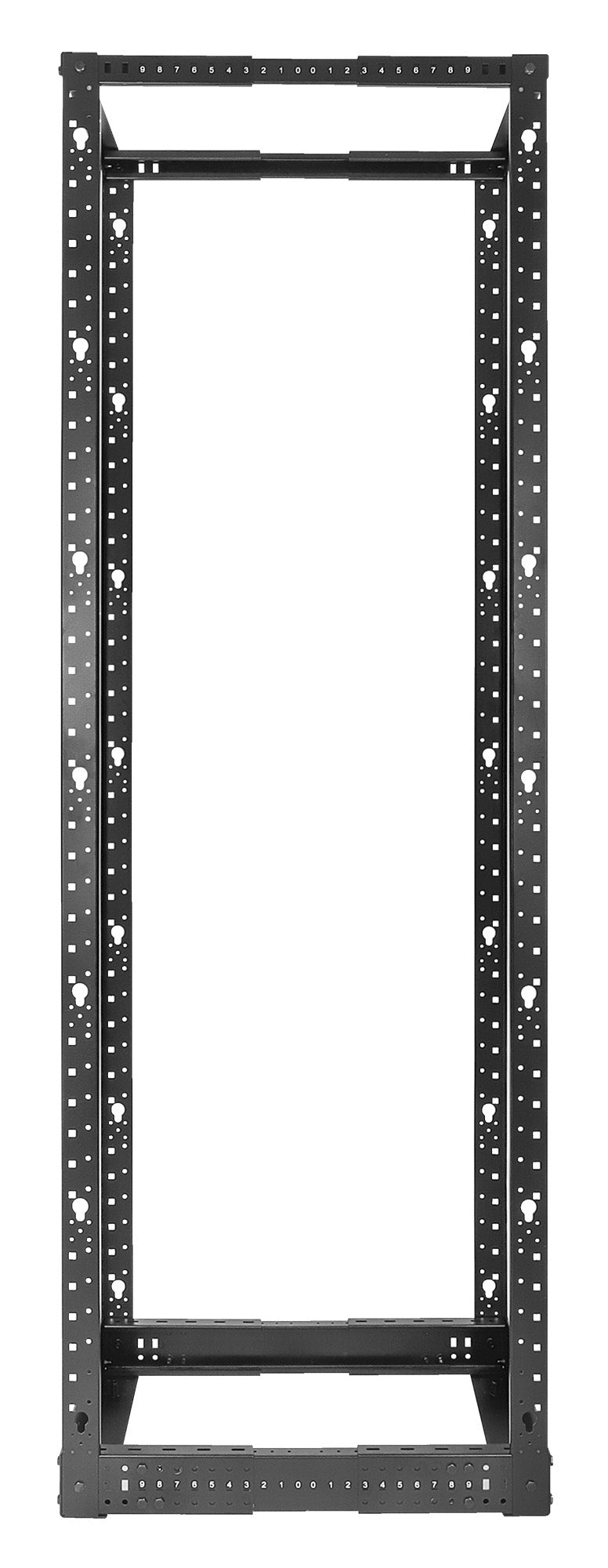 19" 4-Post Open Frame Network Rack, 45U Image 4