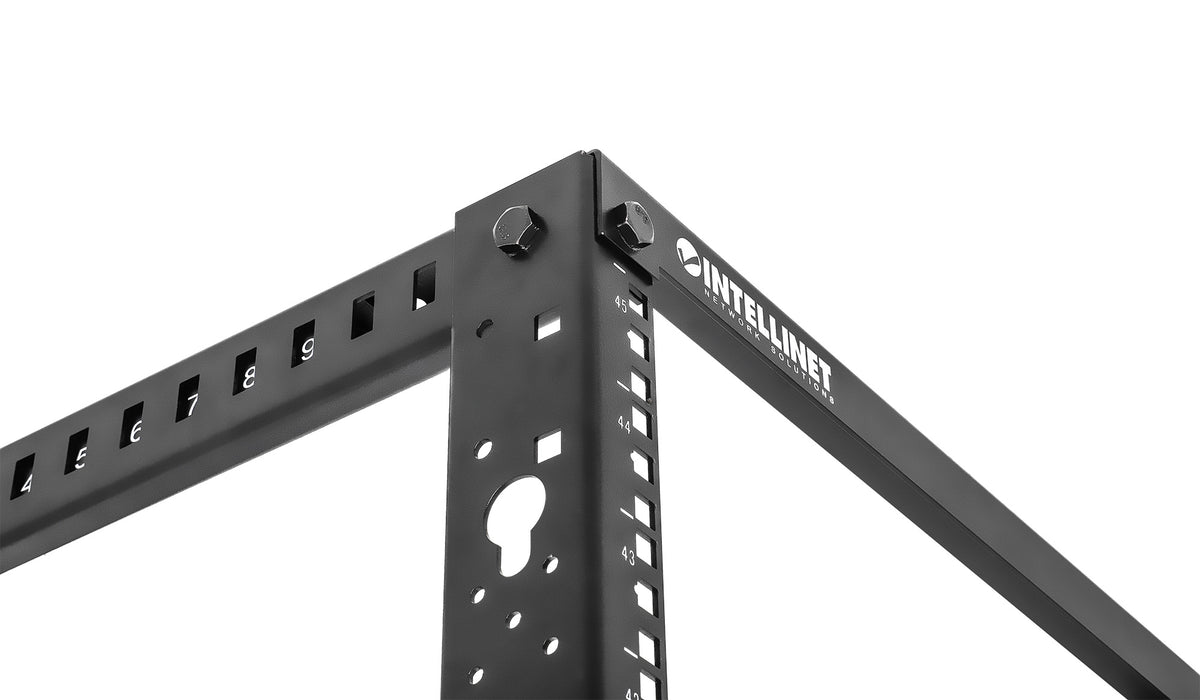 19" 4-Post Open Frame Network Rack, 45U Image 9
