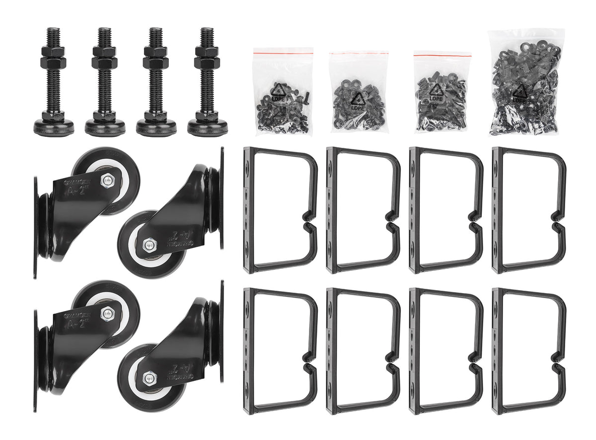 19 in. 2-Post Open Frame Network Rack, 26U Image 11