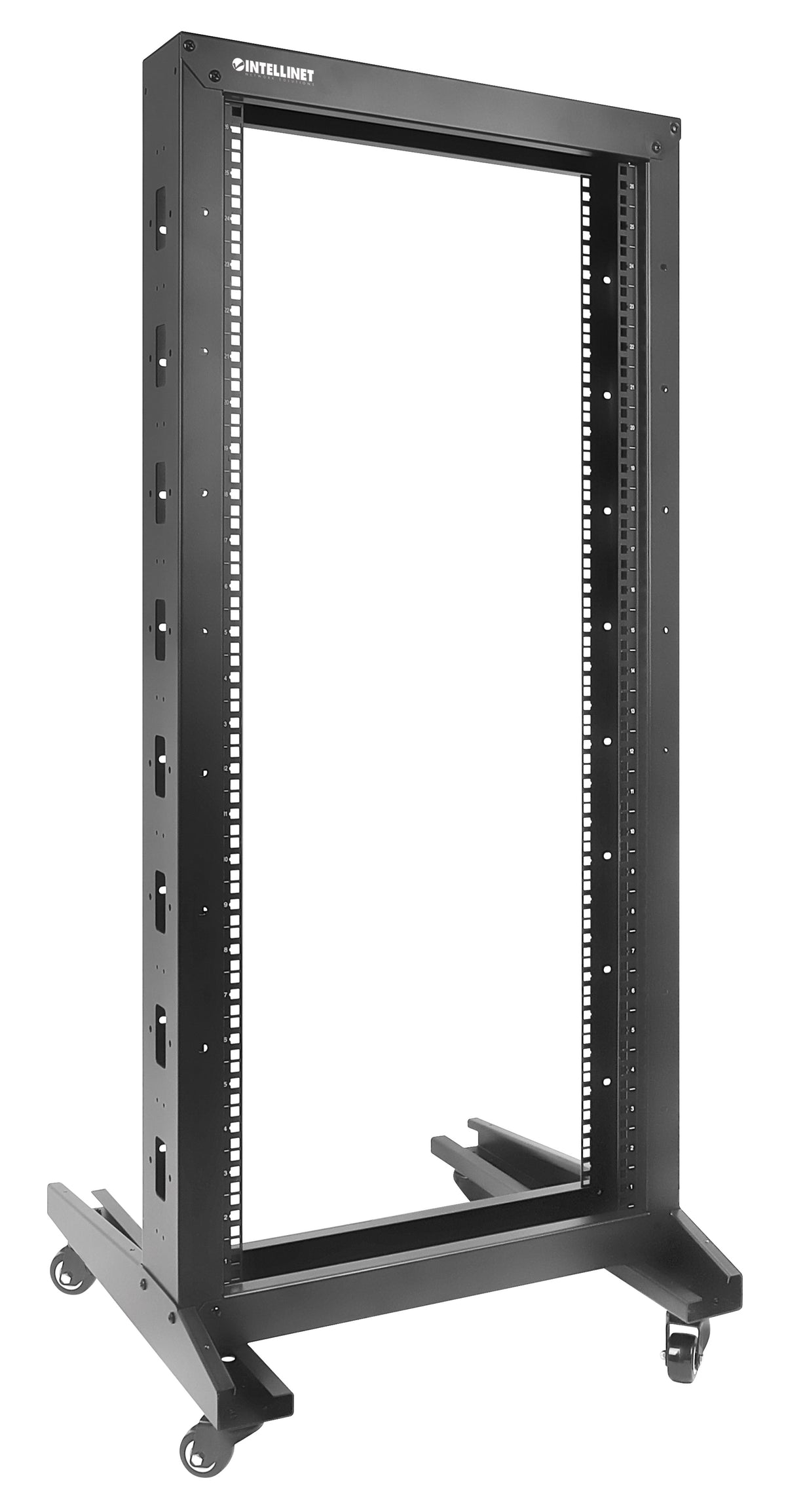 19 in. 2-Post Open Frame Network Rack, 26U Image 2