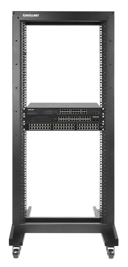 19 in. 2-Post Open Frame Network Rack, 26U Image 3