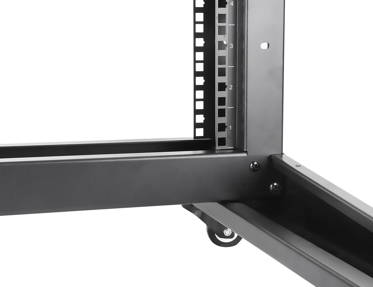 19 in. 2-Post Open Frame Network Rack, 26U Image 9