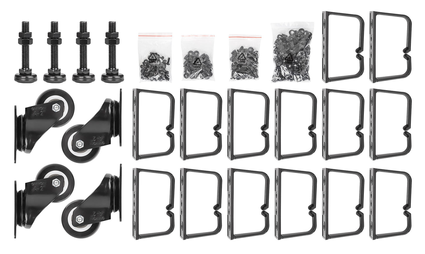 19 in. 2-Post Open Frame Network Rack, 42U Image 11