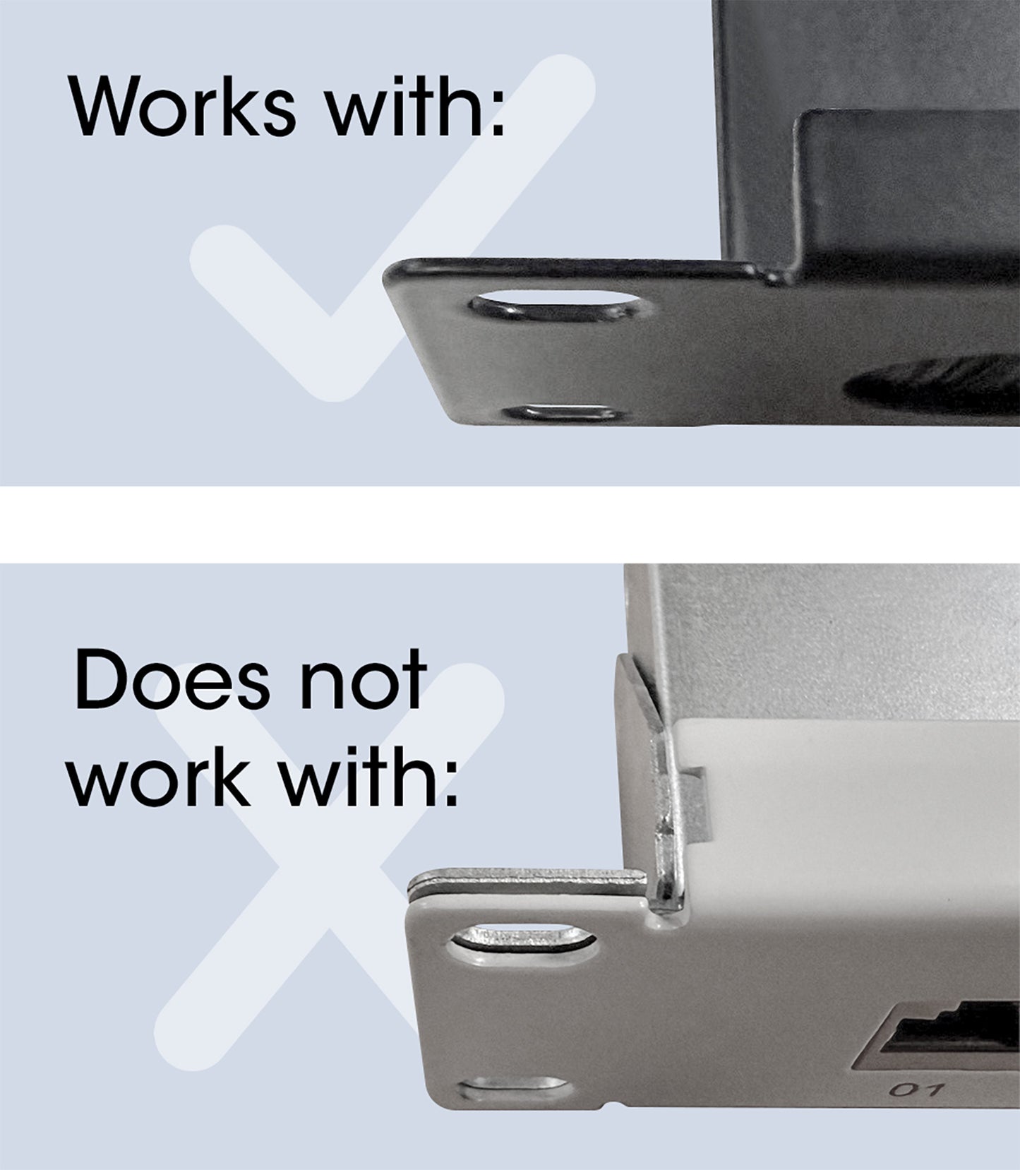 1U Tool-Free Rack Mount Clip, 12-Pack Image 8