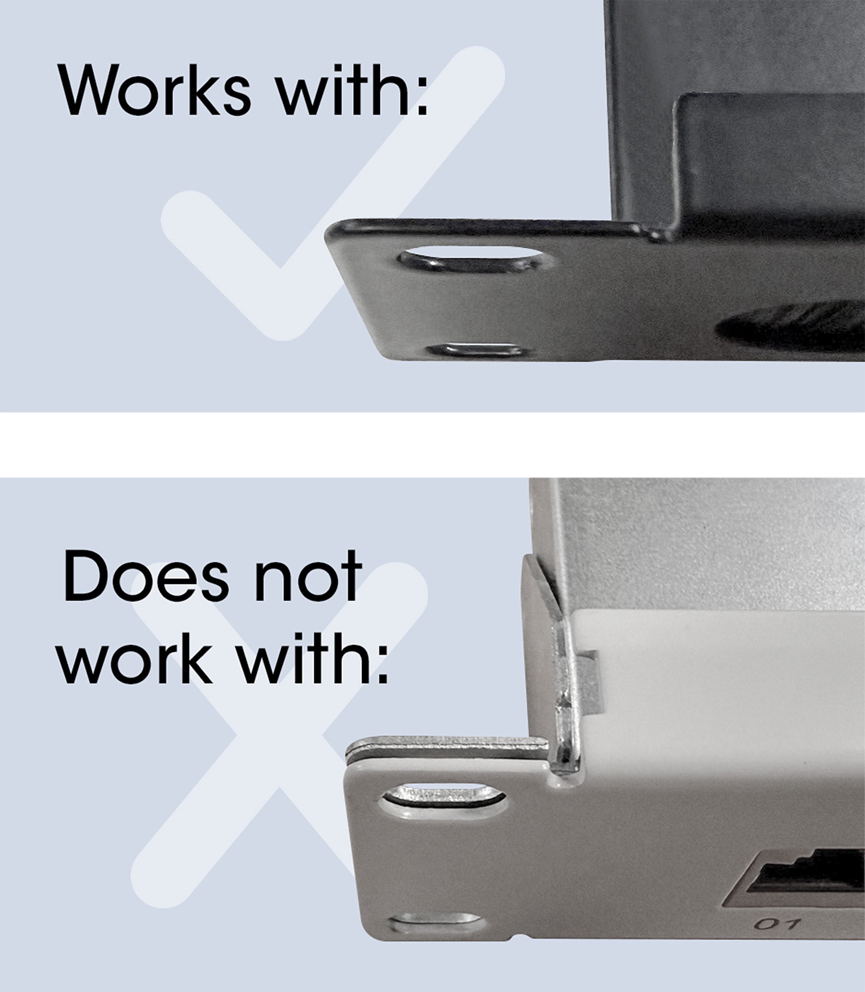 1U Tool-Free Rack Mount Clip, 12-Pack Image 8