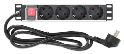 10" 1U Rackmount 4-Outlet Power Distribution Unit (PDU) with Switch Image 4