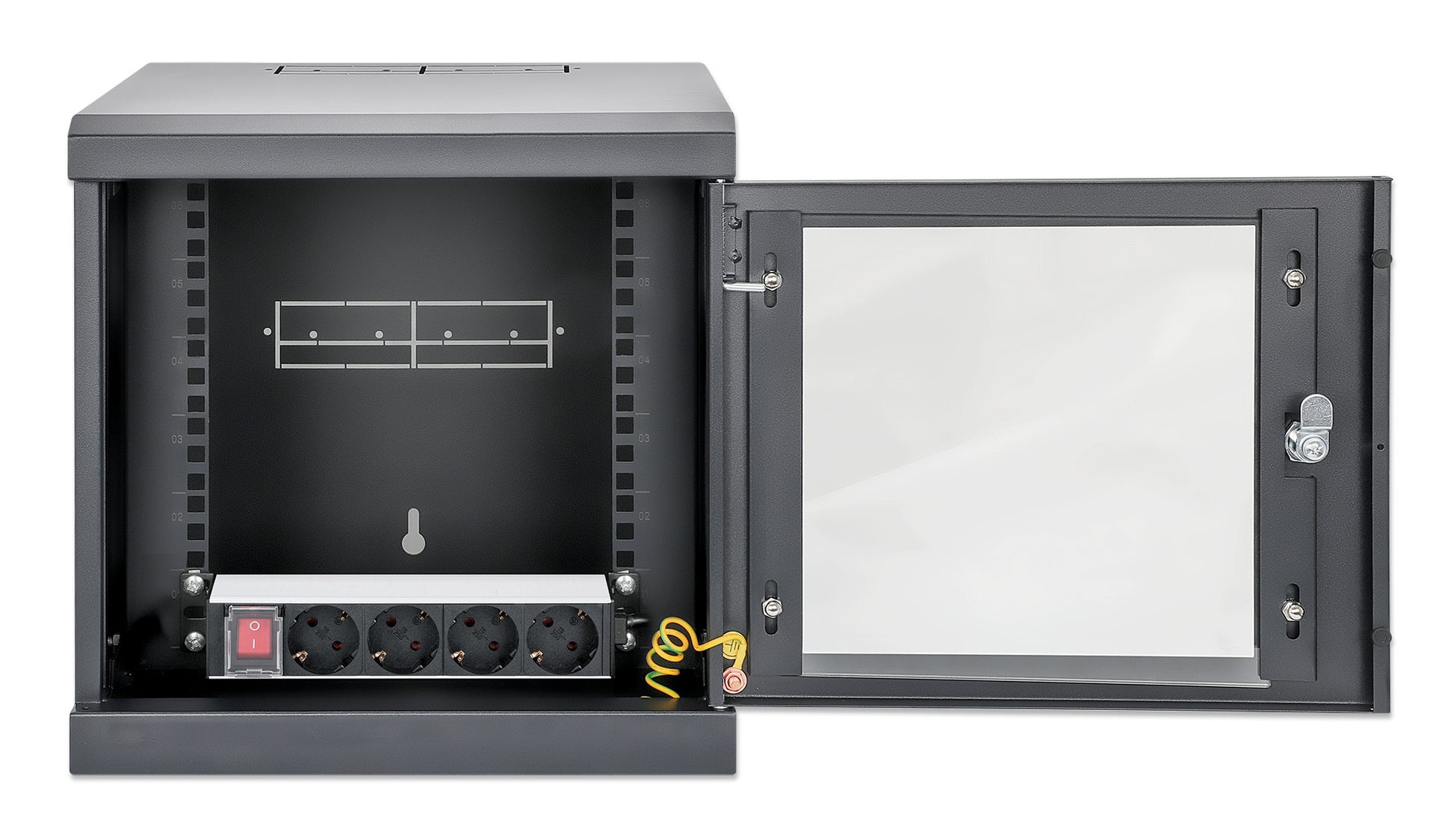 10" 1U Rackmount 4-Outlet Power Distribution Unit (PDU) with Switch Image 5