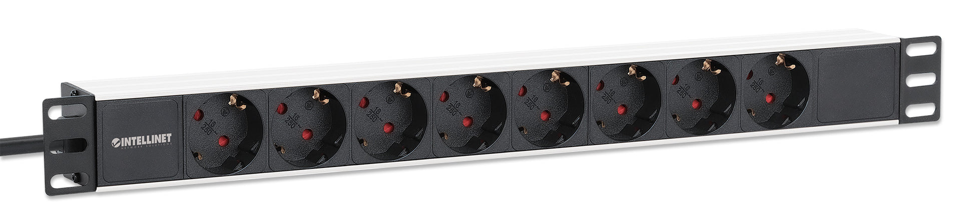 19" 1U Rackmount 8-Outlet Power Distribution Unit (PDU) with C14 Plug Image 2