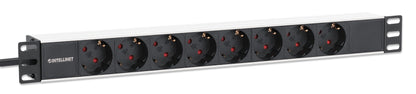 19" 1U Rackmount 8-Outlet Power Distribution Unit (PDU) with C14 Plug Image 2