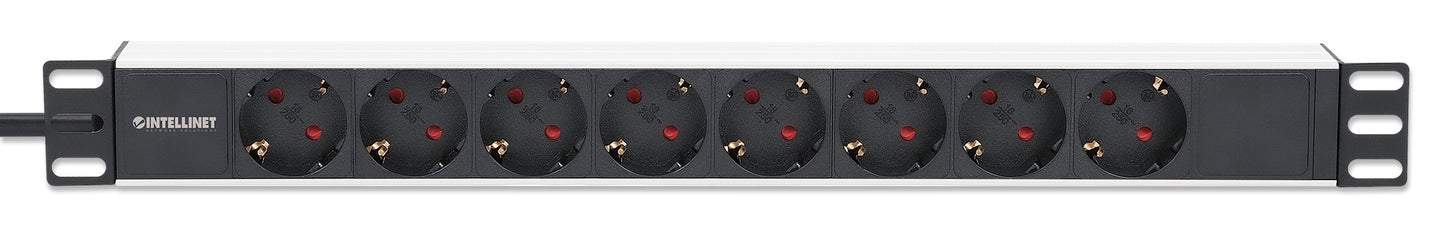 19" 1U Rackmount 8-Outlet Power Distribution Unit (PDU) with C14 Plug Image 3