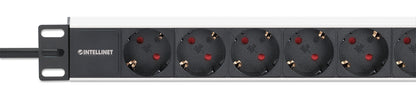 19" 1U Rackmount 8-Outlet Power Distribution Unit (PDU) with C14 Plug Image 4