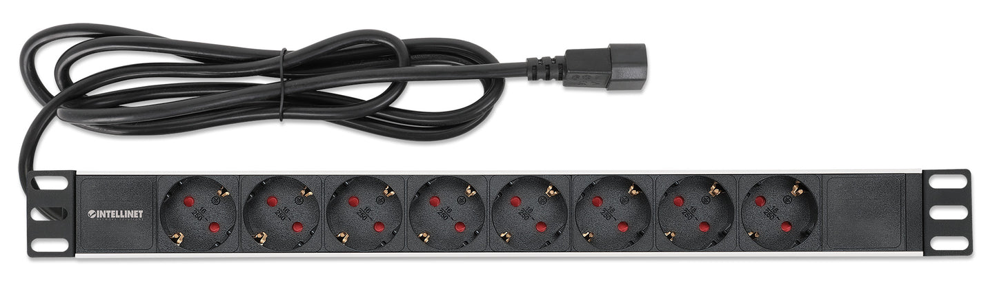 19" 1U Rackmount 8-Outlet Power Distribution Unit (PDU) with C14 Plug Image 5