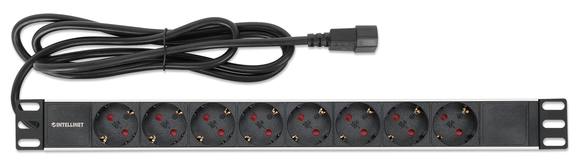 19" 1U Rackmount 8-Outlet Power Distribution Unit (PDU) with C14 Plug Image 5