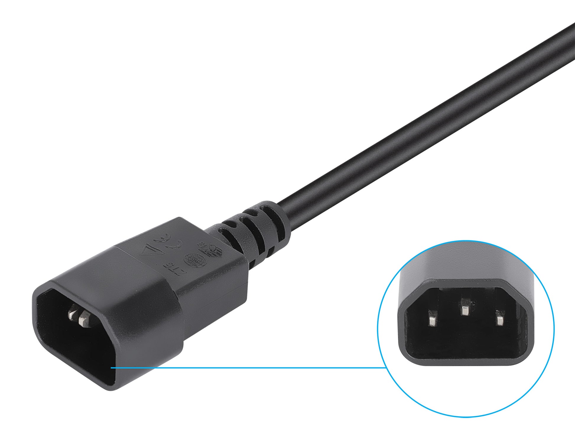 19" 1U Rackmount 8-Outlet Power Distribution Unit (PDU) with C14 Plug Image 8