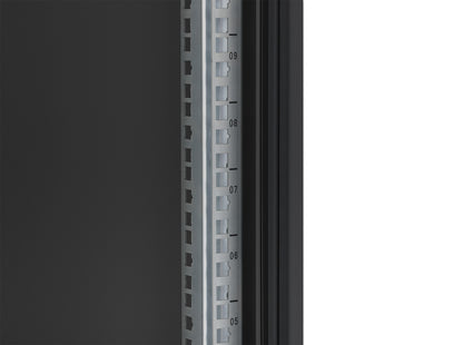 12U 19" Wall Mount Network Cabinet, Basic Line, 400 mm Depth, Black Image 7