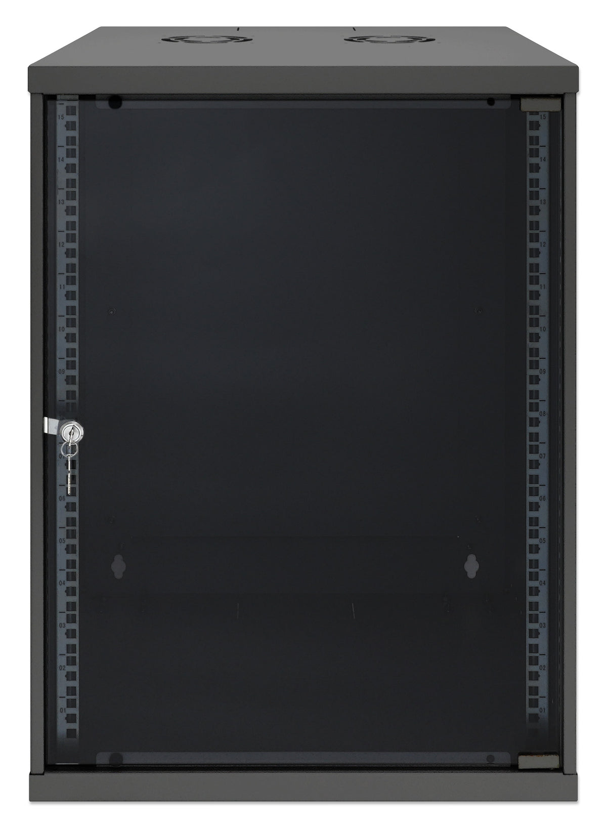 15U 19" Wall Mount Network Cabinet, Basic Line, 560 mm Depth, Black Image 3