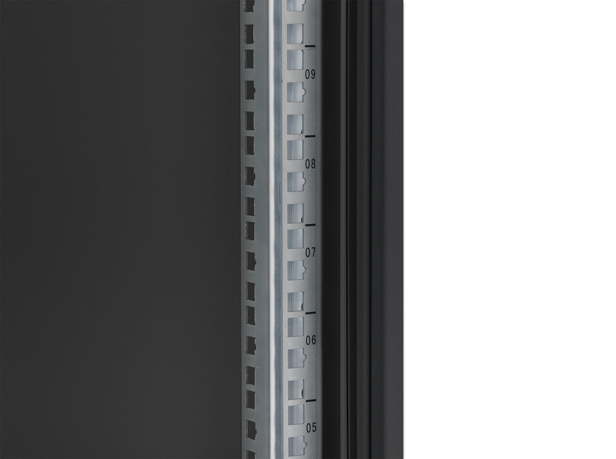 20U 19" Wall Mount Network Cabinet, Basic Line, 560 mm Depth, Black Image 7