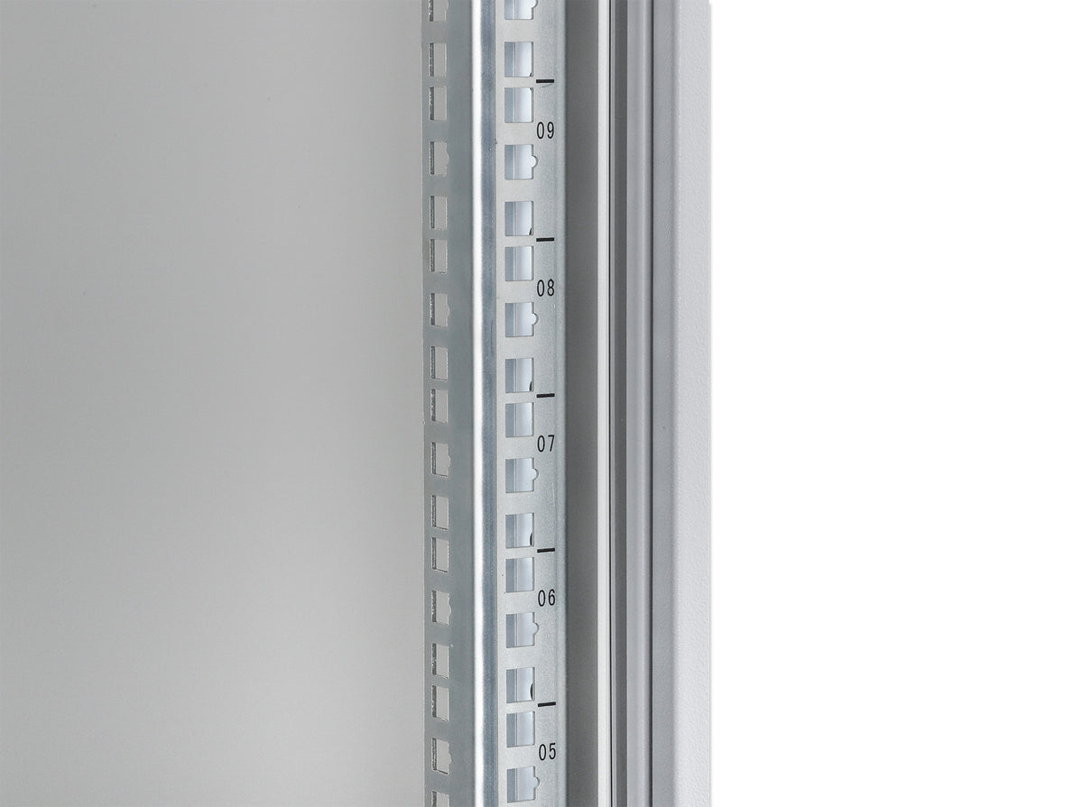 20U 19" Wall Mount Network Cabinet, Basic Line, 560 mm Depth, Gray Image 7