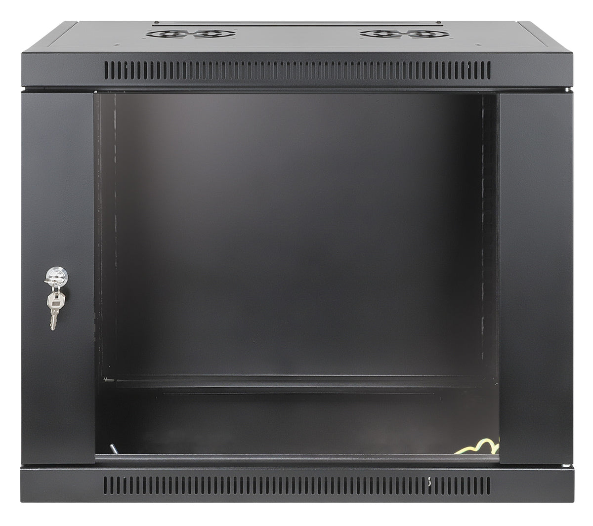 9U 19" Toolless Wall Mount Network Cabinet, 450 mm Depth, Black Image 3