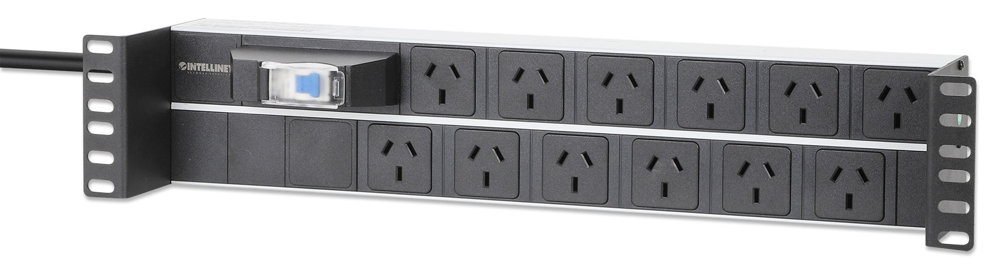 19" 2U Rackmount 12-Outlet PDU with Circuit Breaker Image 1