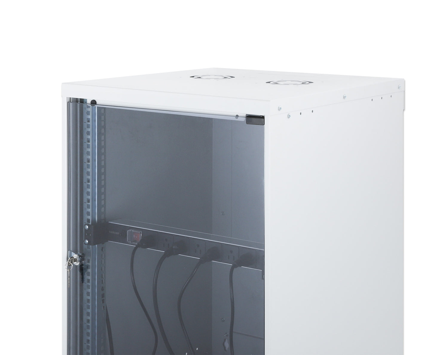 Recessed 19" 1U Rackmount 8-Outlet PDU with Circuit Breaker Image 2