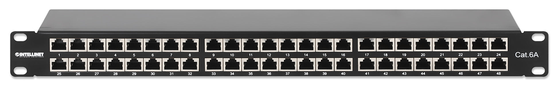 Cat6a 10G Shielded 48-Port Patch Panel, 1U Image 3