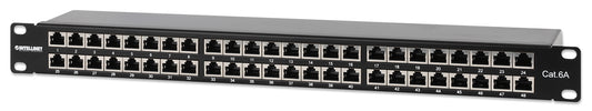 Cat6a 10G Shielded 48-Port Patch Panel, 1U Image 1