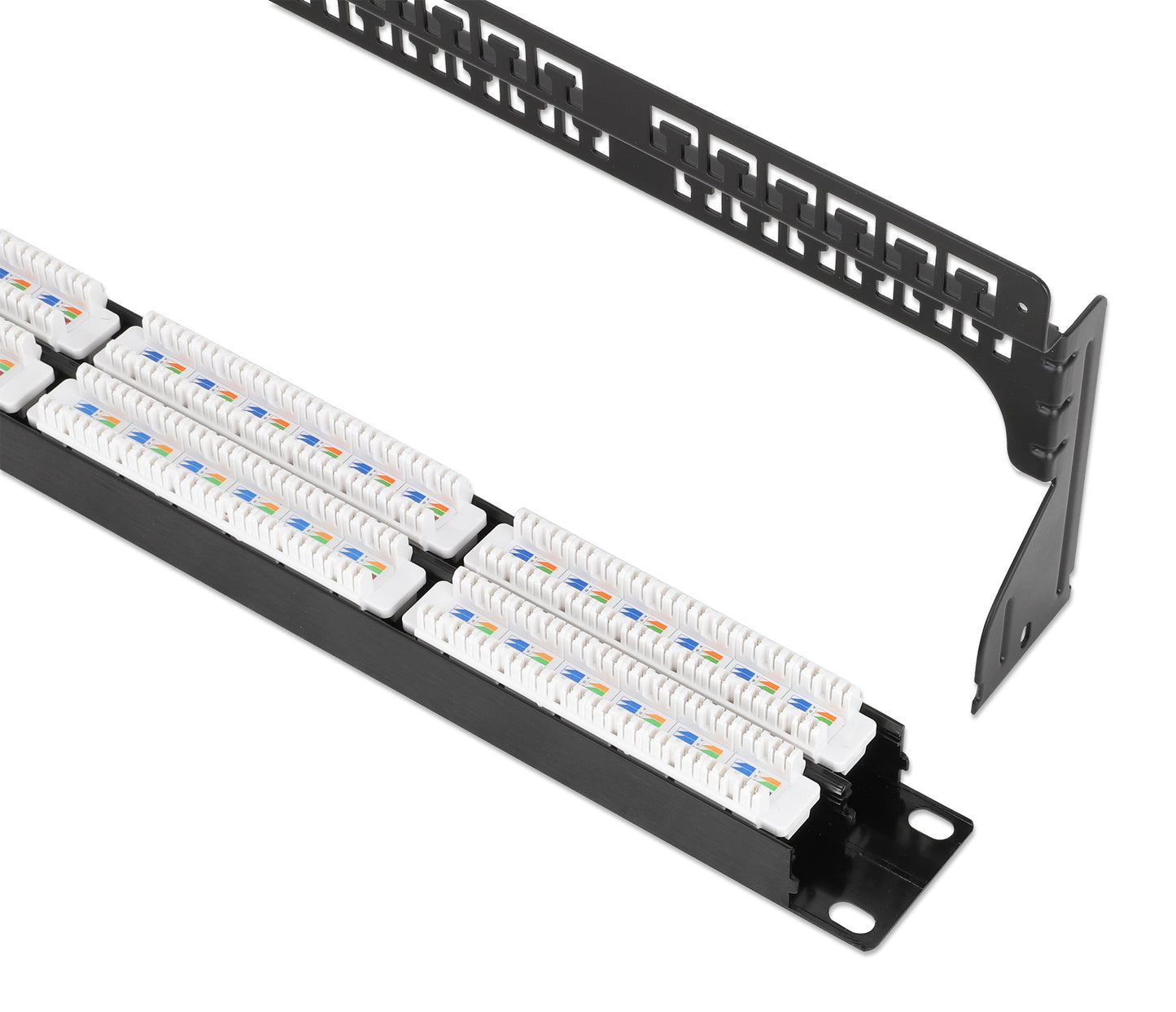 Cat6a 10G 48-Port Patch Panel, 1U Image 6