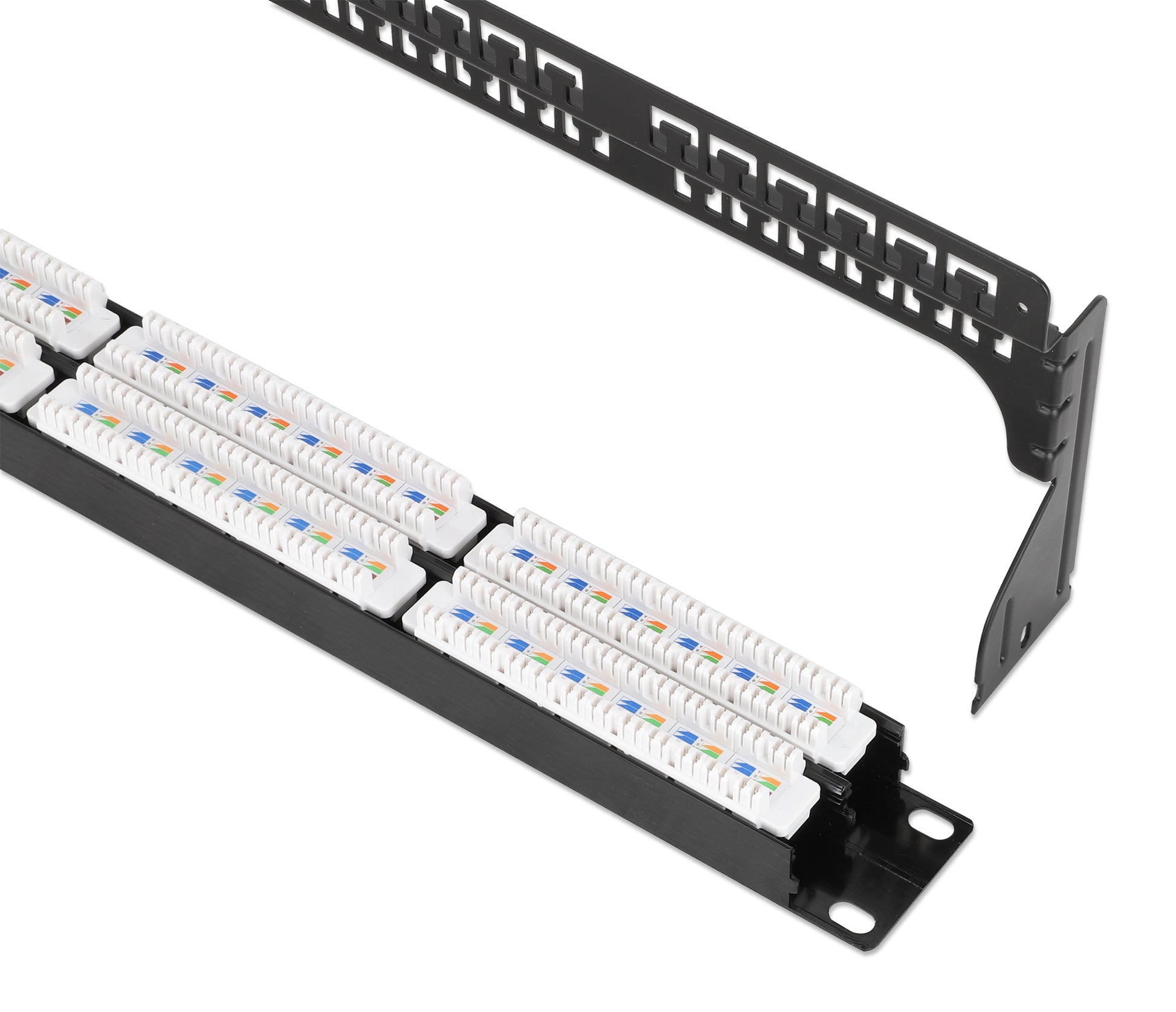 Cat6a 10G 48-Port Patch Panel, 1U Image 6