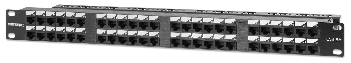 Cat6a 10G 48-Port Patch Panel, 1U Image 1