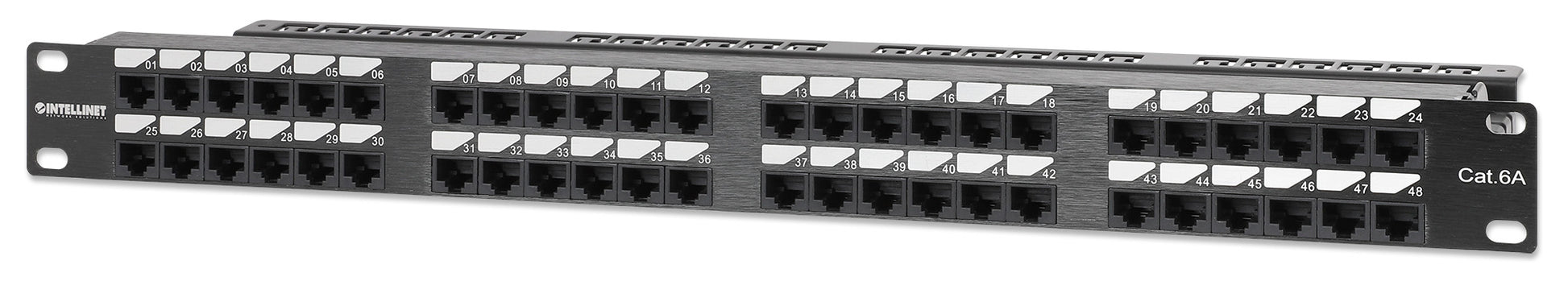Cat6a 10G 48-Port Patch Panel, 1U Image 1