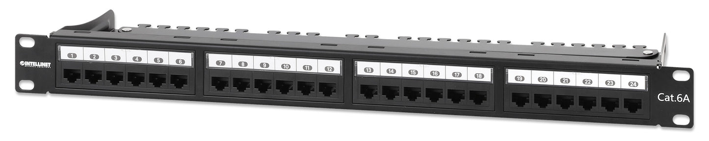 Cat6a 10G 24-Port Patch Panel, 1U Image 1