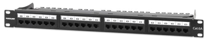 Cat6a 10G 24-Port Patch Panel, 1U Image 1