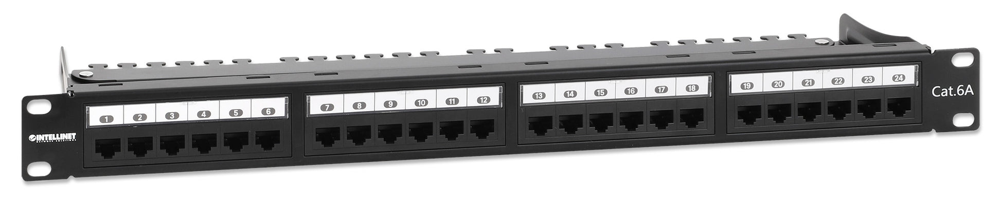 Cat6a 10G 24-Port Patch Panel, 1U Image 2