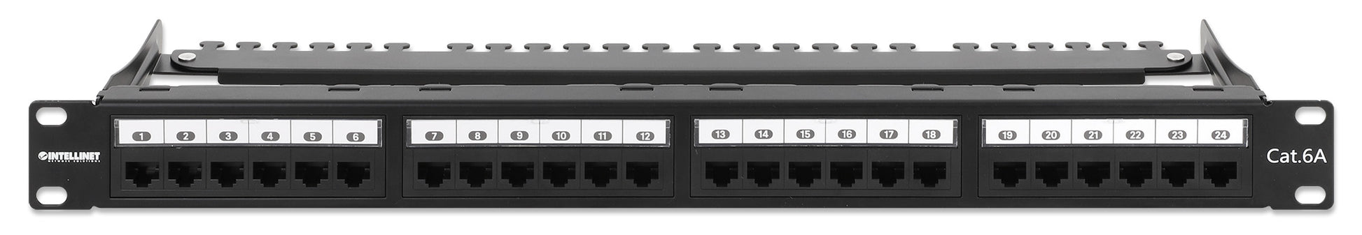 Cat6a 10G 24-Port Patch Panel, 1U Image 3