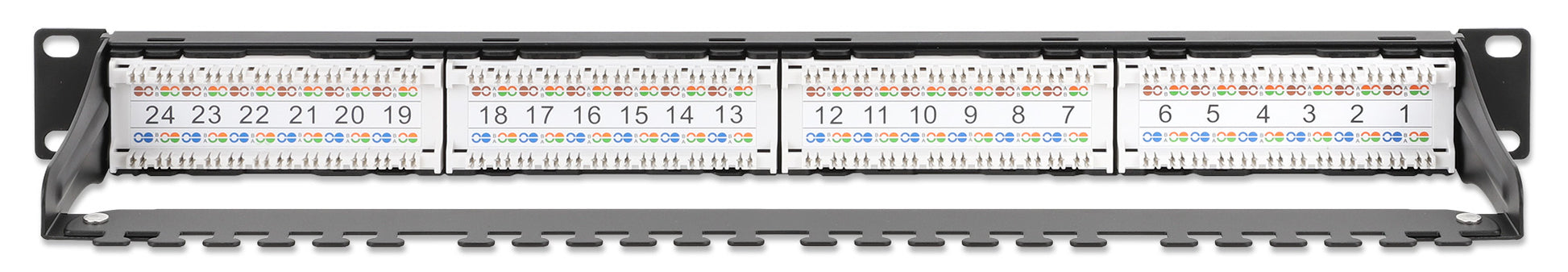 Cat6a 10G 24-Port Patch Panel, 1U Image 4