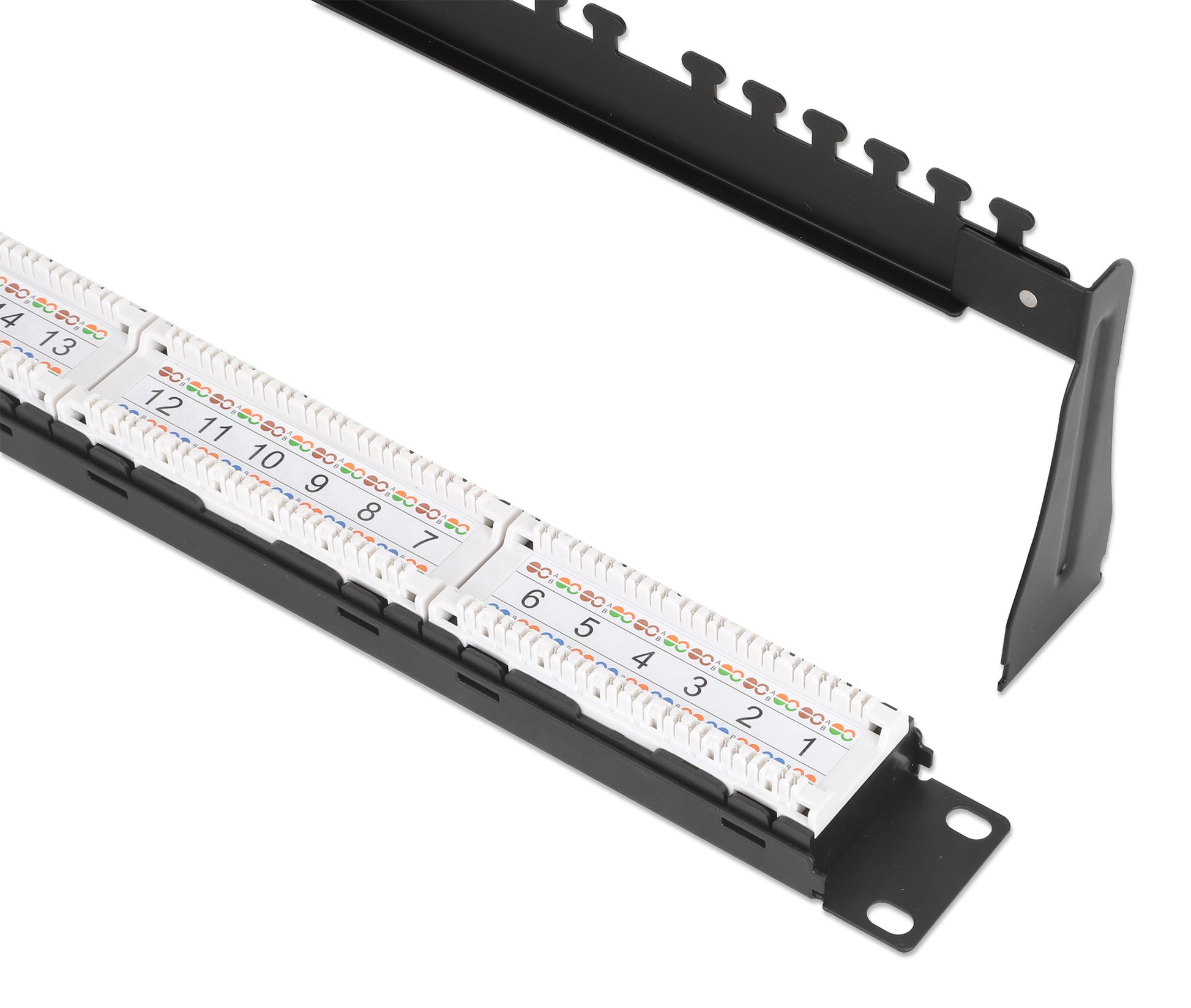 Cat6a 10G 24-Port Patch Panel, 1U Image 6